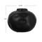 Hello Honey® 5.5" Matte Black Pinched Organic Shape Terracotta Vase
